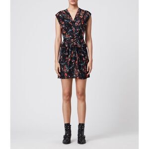 ✨AllSaints Tori Black Black Sz 2 Dress✨